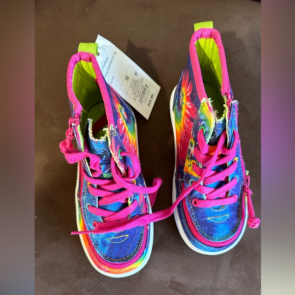 Girls Billy Footwear tie dye, 10